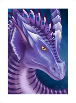 Drachenportrait (Narben)